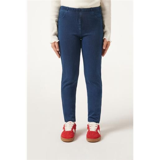 Calzedonia leggings termici bambina in denim blu