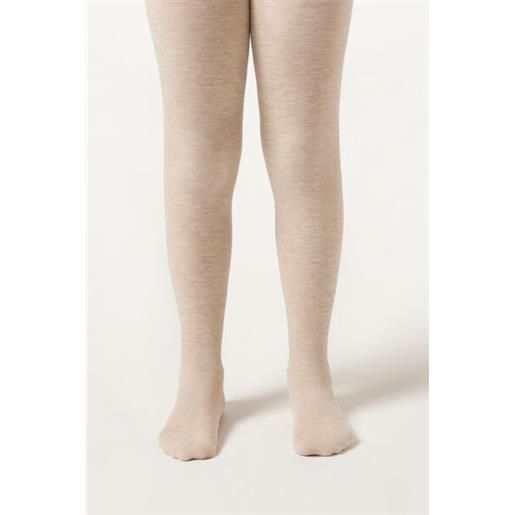Calzedonia collant opachi in cashmere bambina naturale