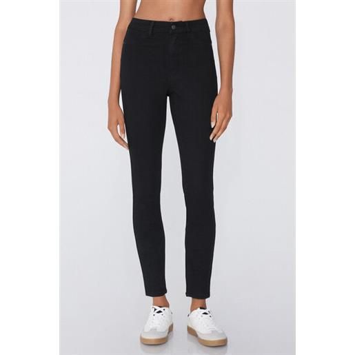Tezenis jeggings vita alta effetto push-up donna nero