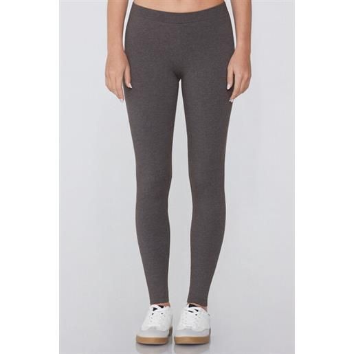 Tezenis leggings basic con cotone donna grigio
