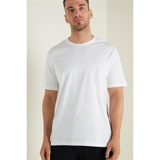 Tezenis t-shirt basic ampia in cotone uomo bianco