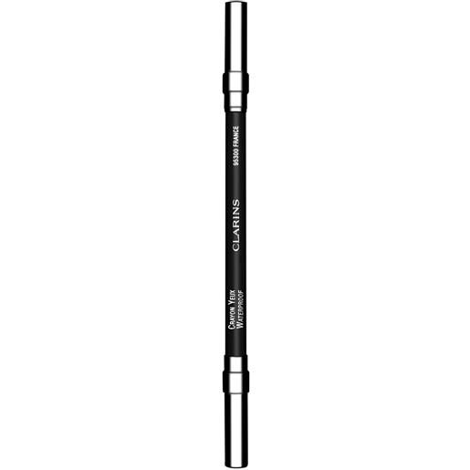 Clarins waterproof eye pencil 01 black 1.3g