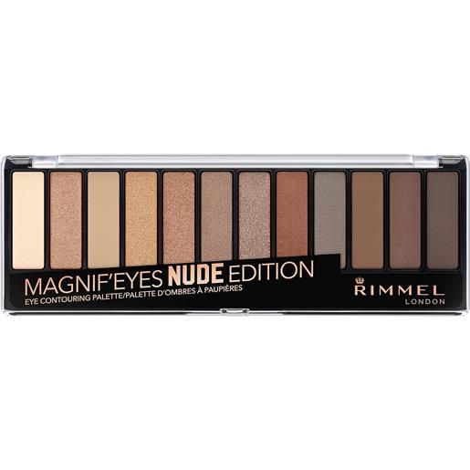 Rimmel magnif`eyes shadow palette, 001 nude edition