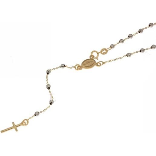 Gioielleria Lucchese Oro collana rosario oro bianco giallo madonna miracolosa 803321716858