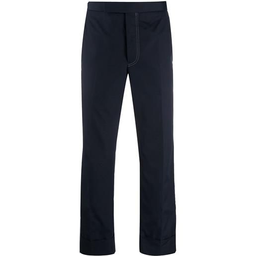 Thom Browne pantaloni sartoriali crop - blu