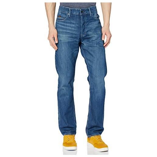 G-STAR RAW men's triple a regular straight jeans c, blu (faded crystal lake d19164-c665-c280), 34w / 32l