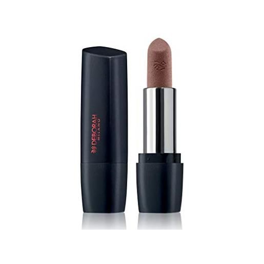 Deborah milano - red mat, rossetto effetto matte con collagene e acido ialuronico, 29 nude brown, azione nutriente ed emolliente, dona labbra intense e volumizzate a lunga tenuta, 4.5 gr