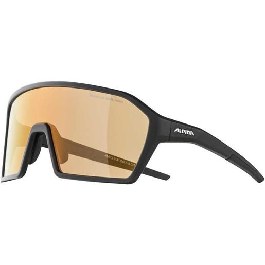 Alpina ram hvlm+ mirrored photochromic sunglasses marrone hicon varioflex red mirror/cat1-3