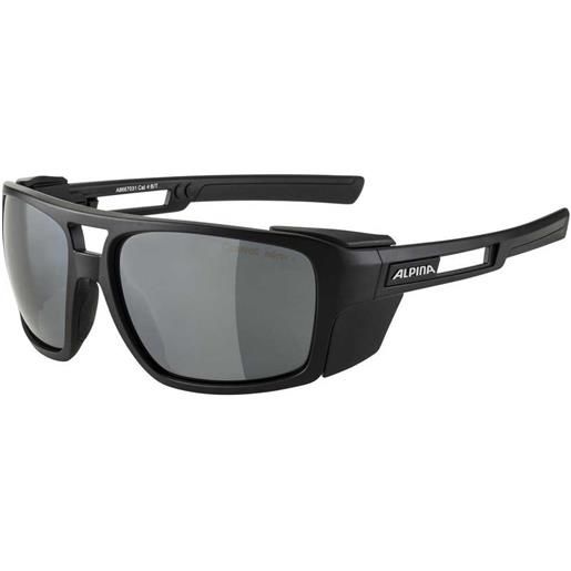 Alpina skywalsh cm+ mirrored polarized sunglasses nero red mirror/cat4 fogstop