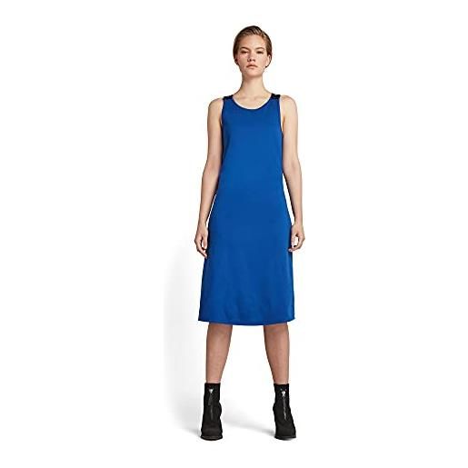 G-STAR RAW women's a-line dungaree camo dress, blu (hudson blue d19295-c674-1855), s