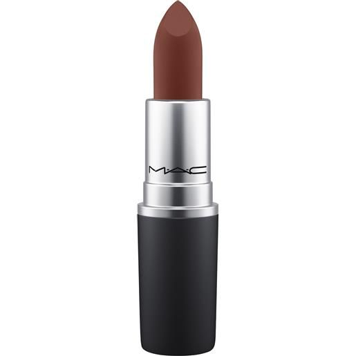 MAC powder kiss lipstick rossetto mat, rossetto turn to the left