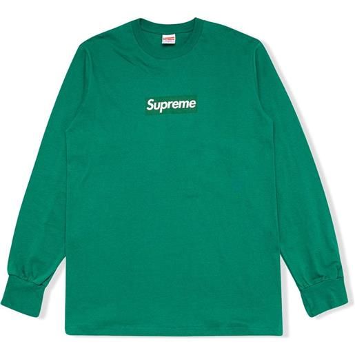 Supreme t-shirt a maniche lunghe - verde