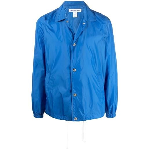 Comme Des Garçons Shirt giacca-camicia con stampa - blu
