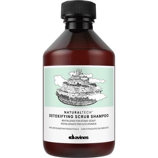 DAVINES naturaltech detoxifying scrub shampoo 250ml