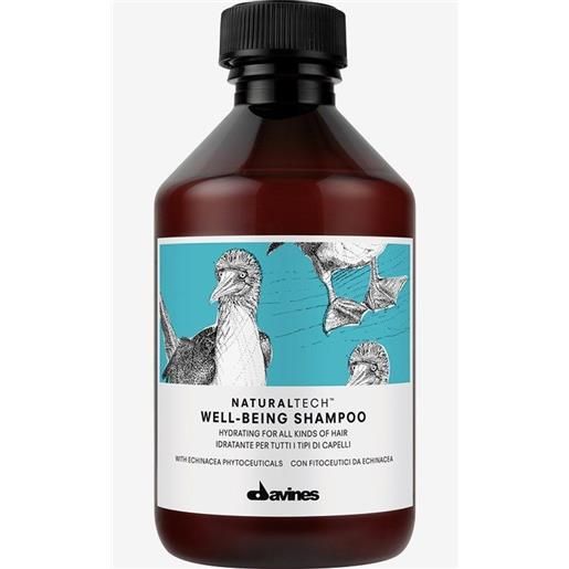 DAVINES naturaltech wellbeing shampoo 250ml