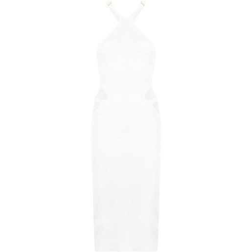 Dion Lee abito lustrate fork - bianco