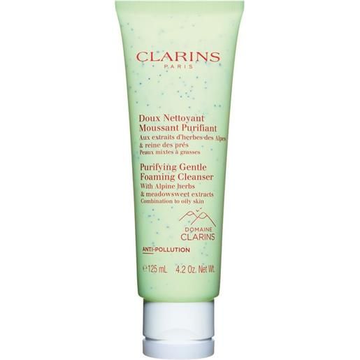 Clarins doux nettoyant moussant purifiant 125ml crema detergente viso