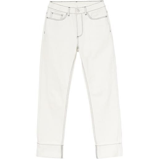 Burberry jeans dritti - bianco