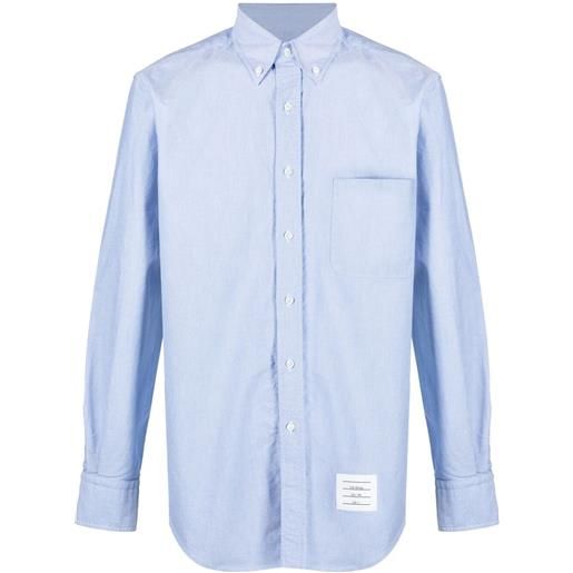 Thom Browne camicia oxford - blu