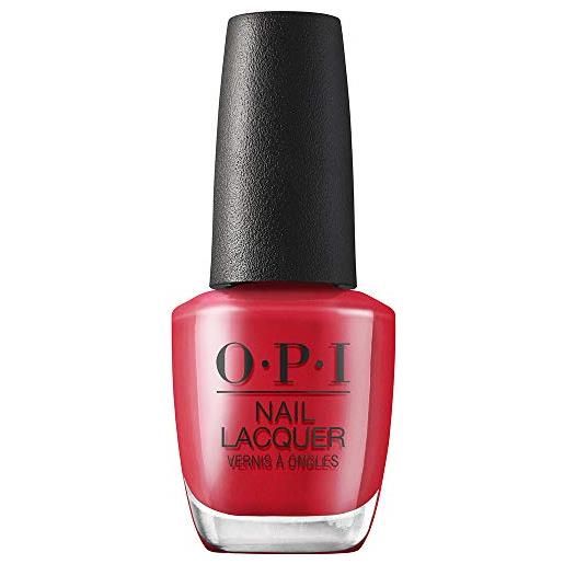 OPI nail lacquer, smalto per unghie, collezione hollywood, emmy, have you seen oscar?, rosso, 15ml