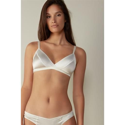 Intimissimi reggiseno a triangolo emma in seta avorio