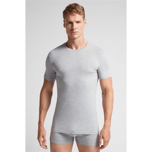 Intimissimi t-shirt in cotone superior elasticizzato grigio