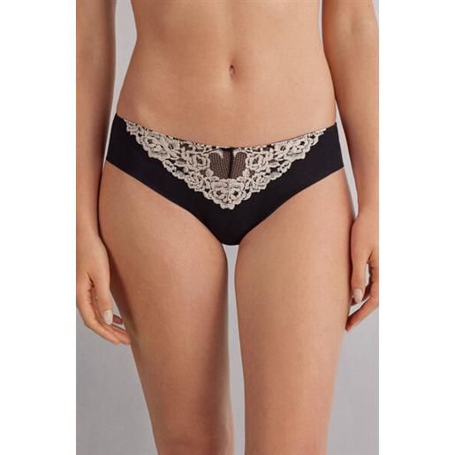 Intimissimi slip senza cuciture in cotone pretty flowers multicolore