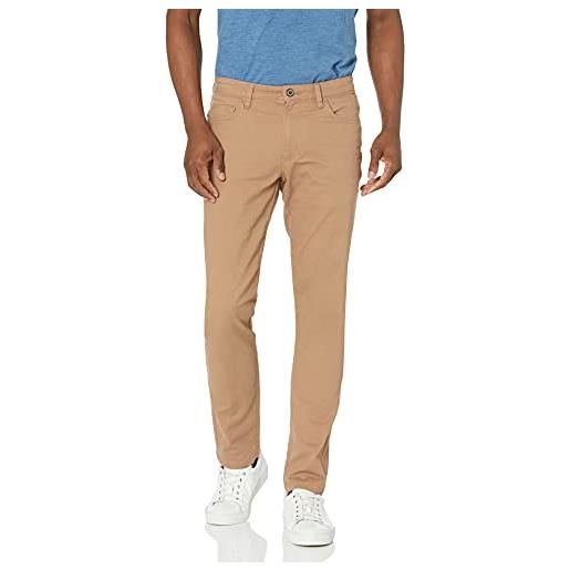 Marrone Kaki Pantaloni della Tuta Slim Uomo XS / 30L Amazon Moda Uomo Abbigliamento Pantaloni e jeans Pantaloni Pantaloni slim & skinny 