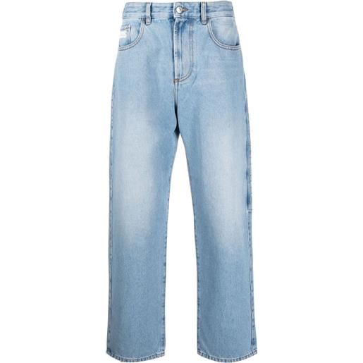 Gcds jeans dritti - blu