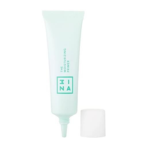 3ina makeup - the moisturizing primer - nudo - base per trucco - primer viso idratante - minimizza pori dilatati - formula leggera - vegan - cruelty free