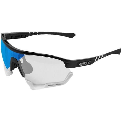 Scicon aerotech xl scnxt mirrored photochromic sunglasses nero photochromic blue mirror/cat1-3