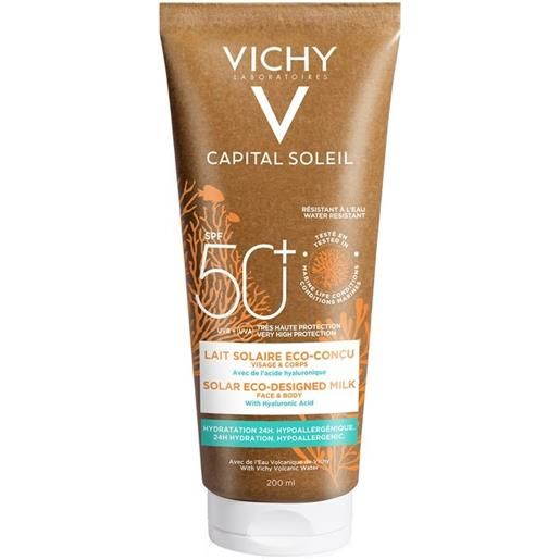 VICHY (L'Oreal Italia SpA) vichy - capital soleil latte solare spf 50+ viso e corpo 200ml - protezione solare elevata