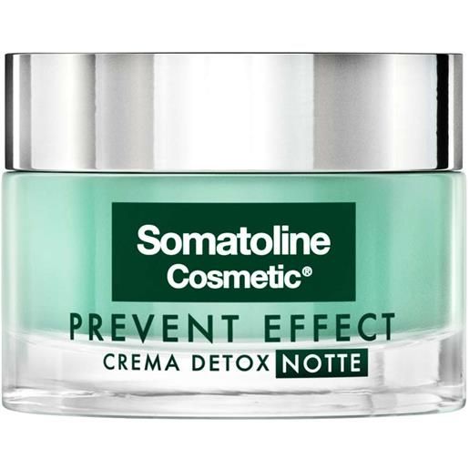 Somatoline cosmetic viso - prevent effect crema detox notte, 50ml
