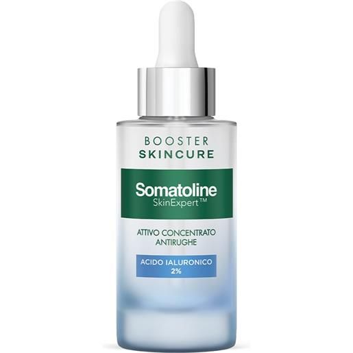 Somatoline cosmetic viso - skincure booster antirughe con acido ialuronico, 30ml