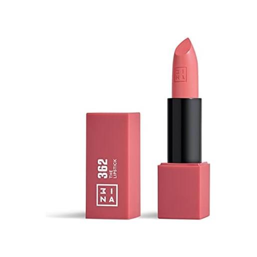 3ina makeup - the lipstick 362 - rosa barbie - rossetto matte - alta pigmentazione - rossetti cremosi - profumo di vaniglia e custodia magnetica - lucido e mat - vegan - cruelty free