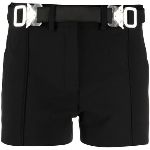 1017 ALYX 9SM shorts mini con cintura - nero