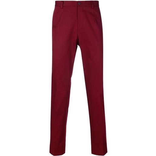 Dolce & Gabbana pantaloni sartoriali - rosso