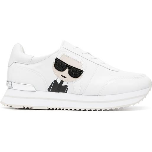 Karl Lagerfeld sneakers velocita ikonik - bianco