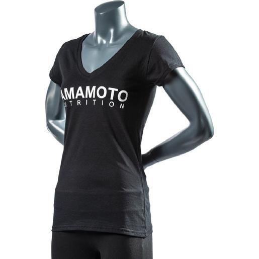 Yamamoto active wear lady tank top canottiera nera