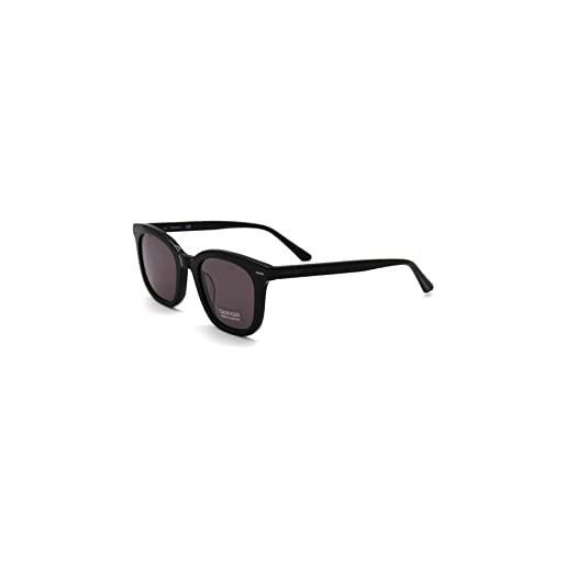 Calvin Klein ck20538s-001 occhiali da sole, 001 black, taglia unica unisex