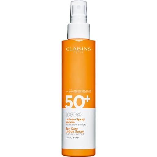 Clarins lait-en-spray solaire spf 50 + 150 ml