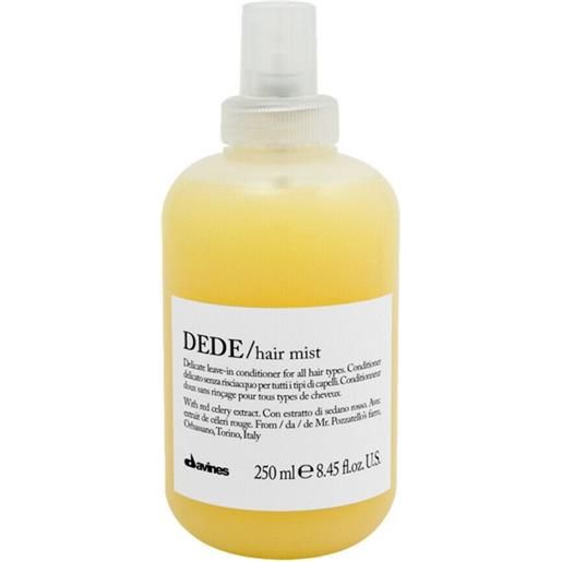 Davines dede hair mist 250ml - balsamo delicato senza risciacquo uso quotidiano tutti tipi di capelli