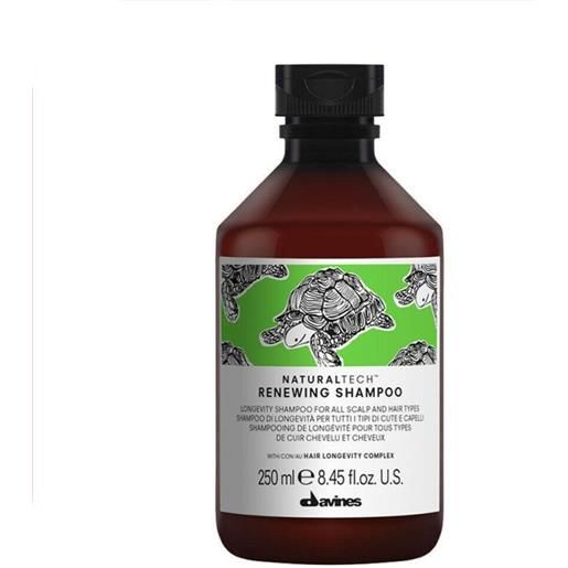 Davines naturaltech renewing shampoo 250ml - shampoo antiossidante anti-age tutti tipi di capelli