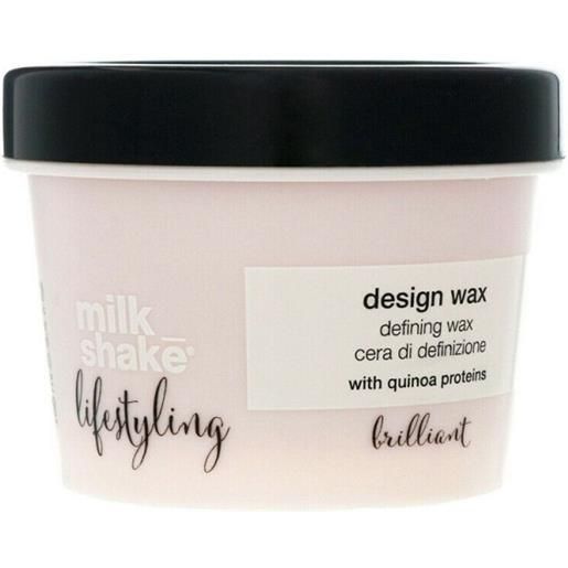 milk_shake life. Styling design wax 100ml - cera modellante tenuta leggera per tutti i tipi di capelli