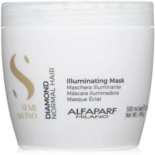 Alfaparf semi di lino diamond illuminating mask 500ml - maschera illuminante capelli normali e opachi