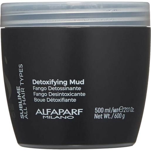 Alfaparf semi di lino sublime detoxifying mud 500ml - fango detossinate capelli tutti tipi di capelli