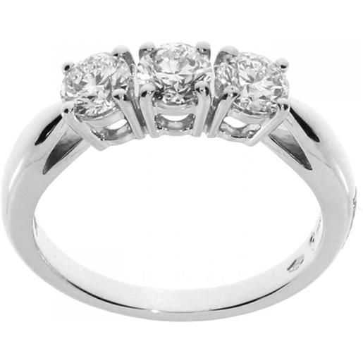 Damiani anello cupido in oro bianco e diamanti 0,73 gh si
