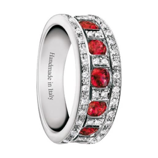 Damiani anello belle epoque con rubini