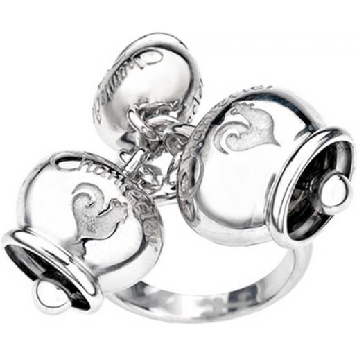 Chantecler anello con tre campanelle in argento