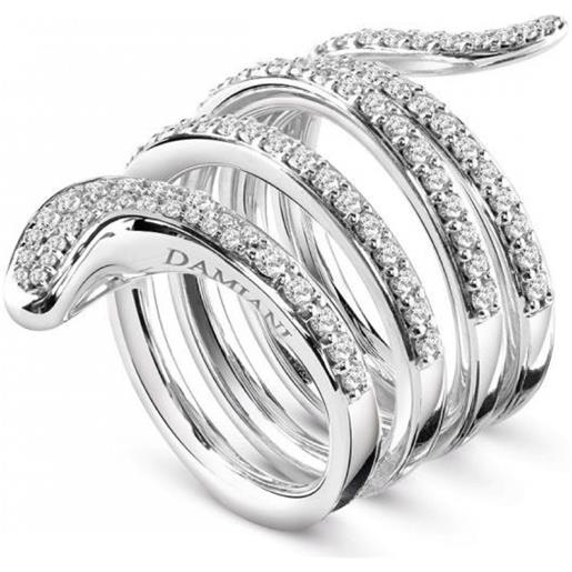 Damiani anello in oro bianco e diamanti